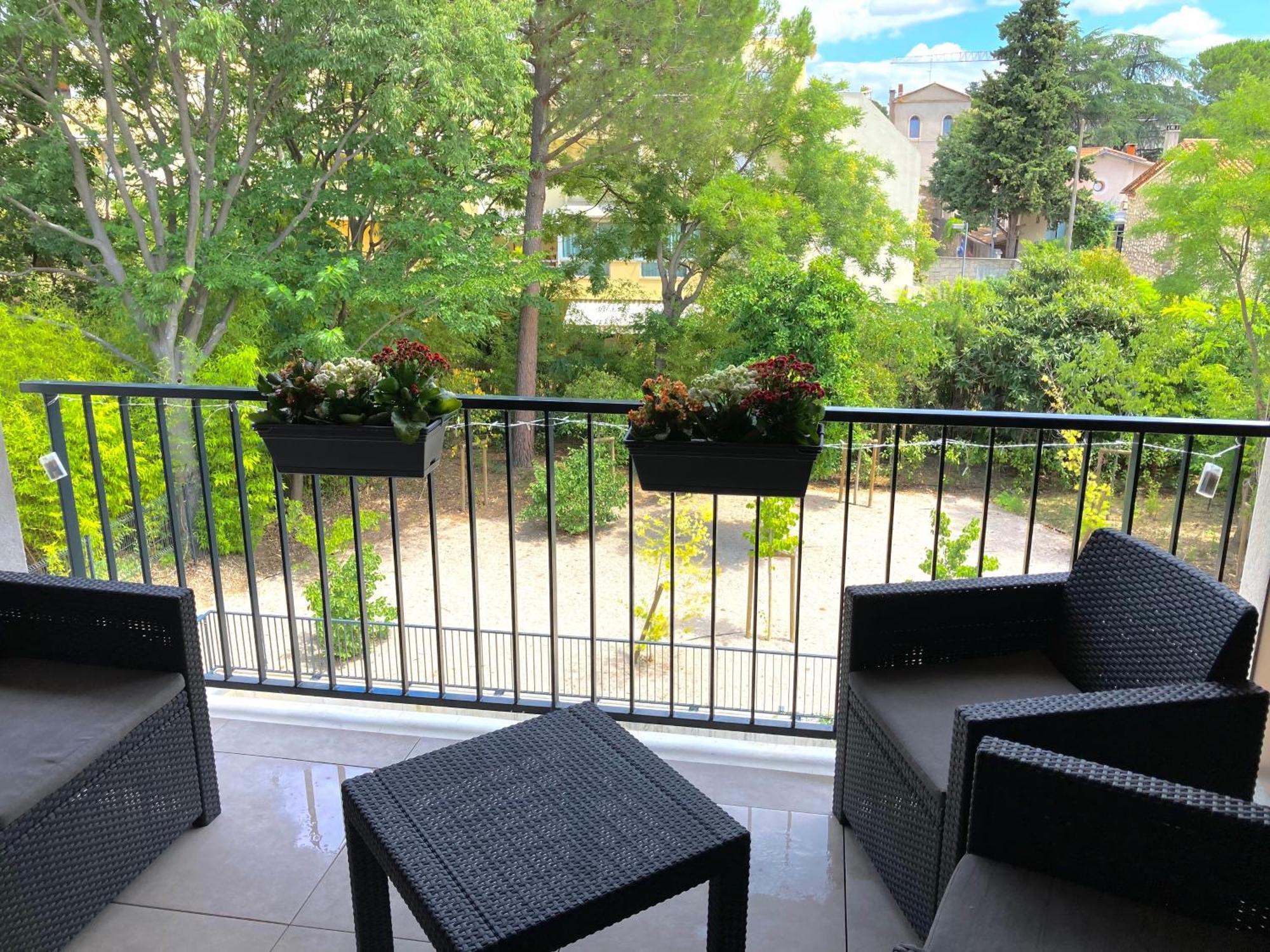 Appartement Design Au Coeur De Montpellier Avec Parking Prive ภายนอก รูปภาพ